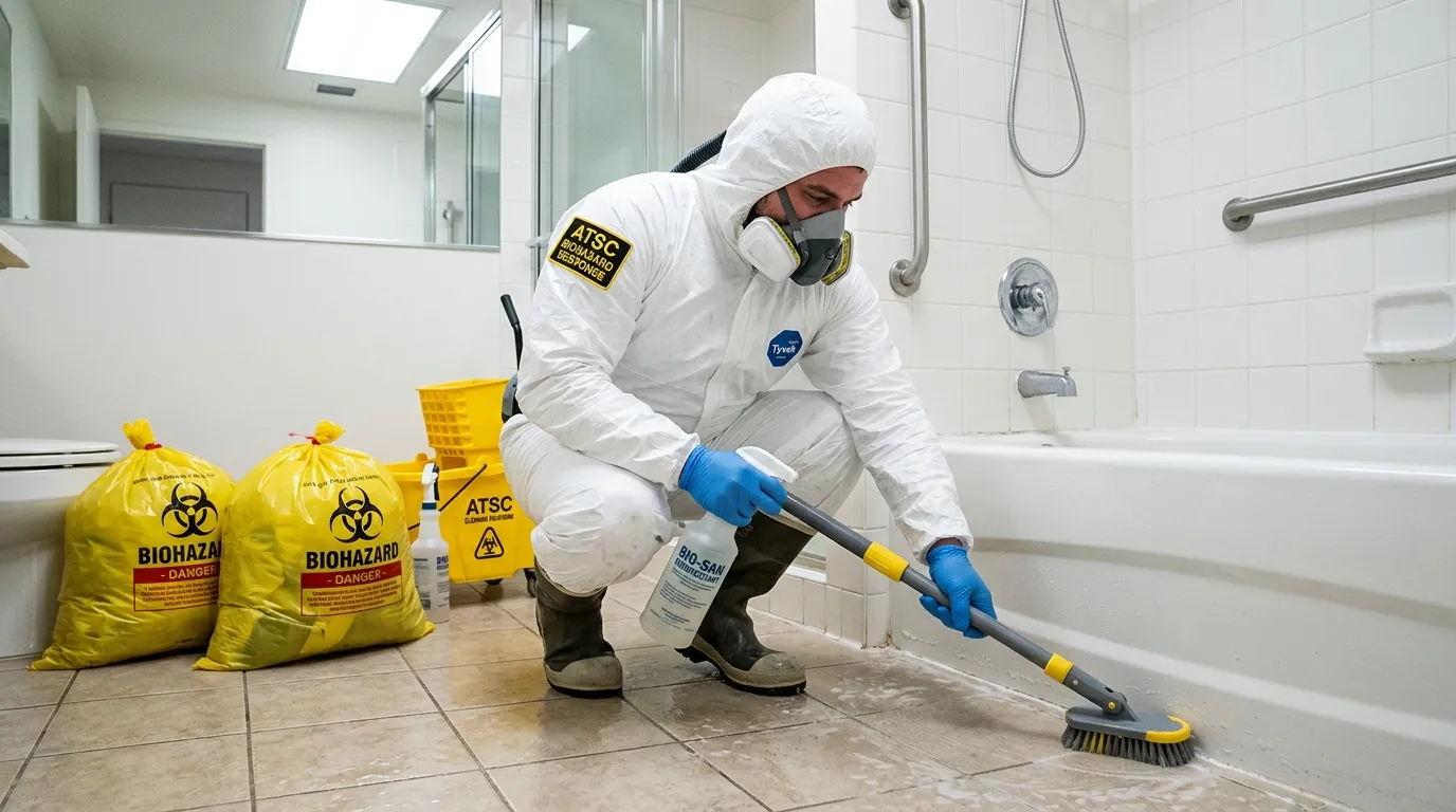 Decontamination equipment deployed for Blood Cleanup in Ashton-Sandy Spring